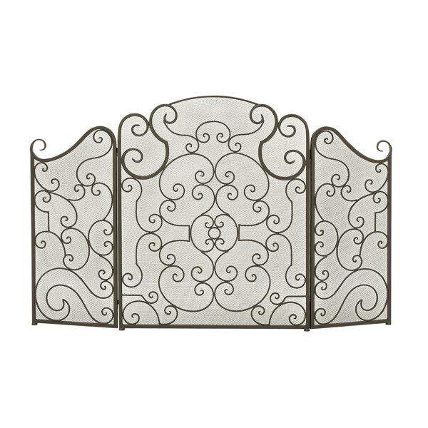 3 Panel Tin Fireplace Screen by Cole & Grey