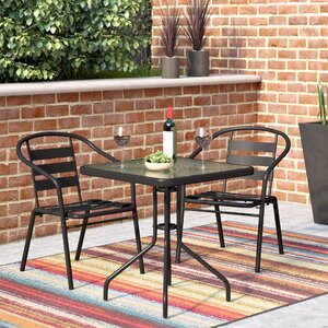 Myron 3 Piece Bistro Set