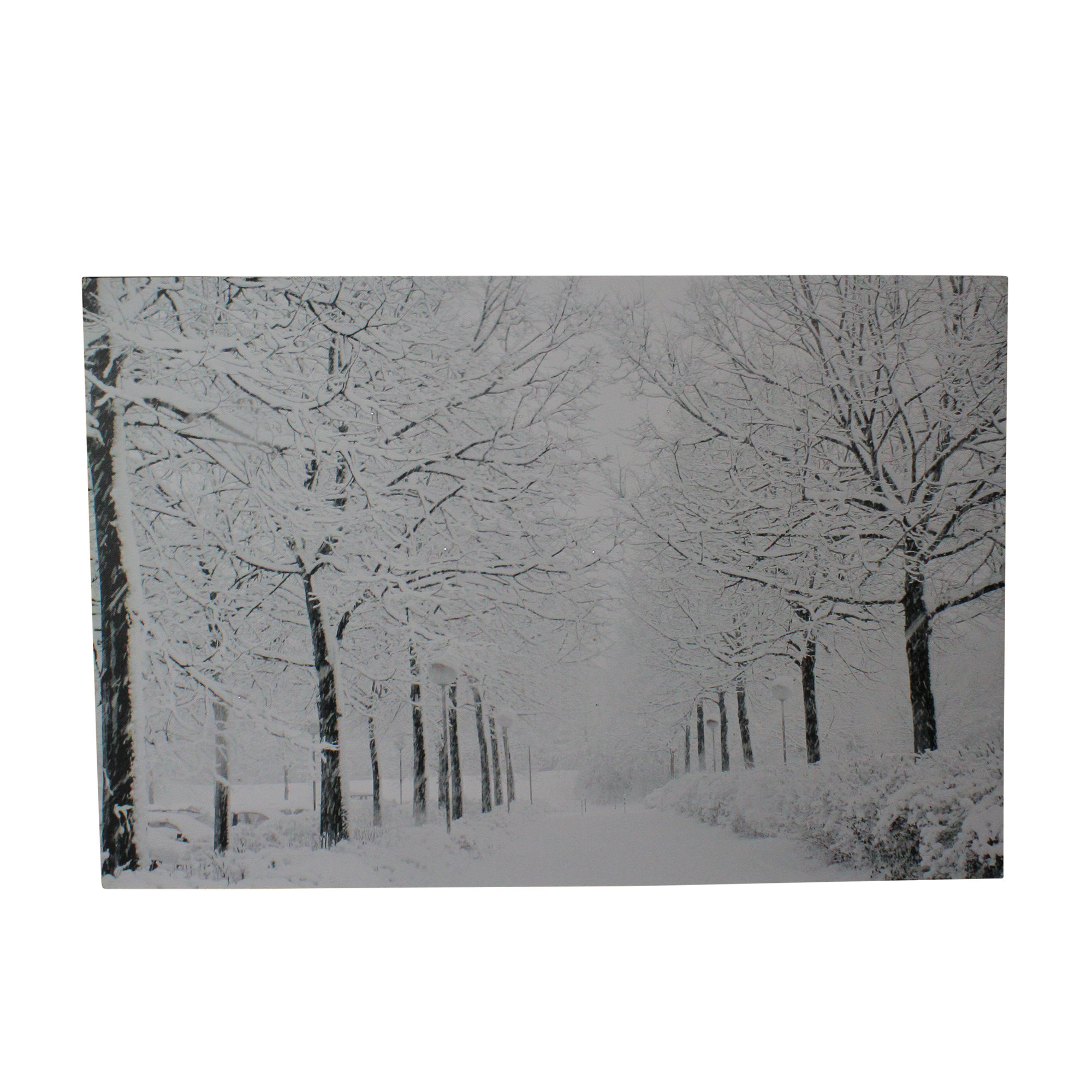 Winter Cabin CANVAS PRINT Wall Decor Art Giclee Nature Forest Snow 4 Sizes