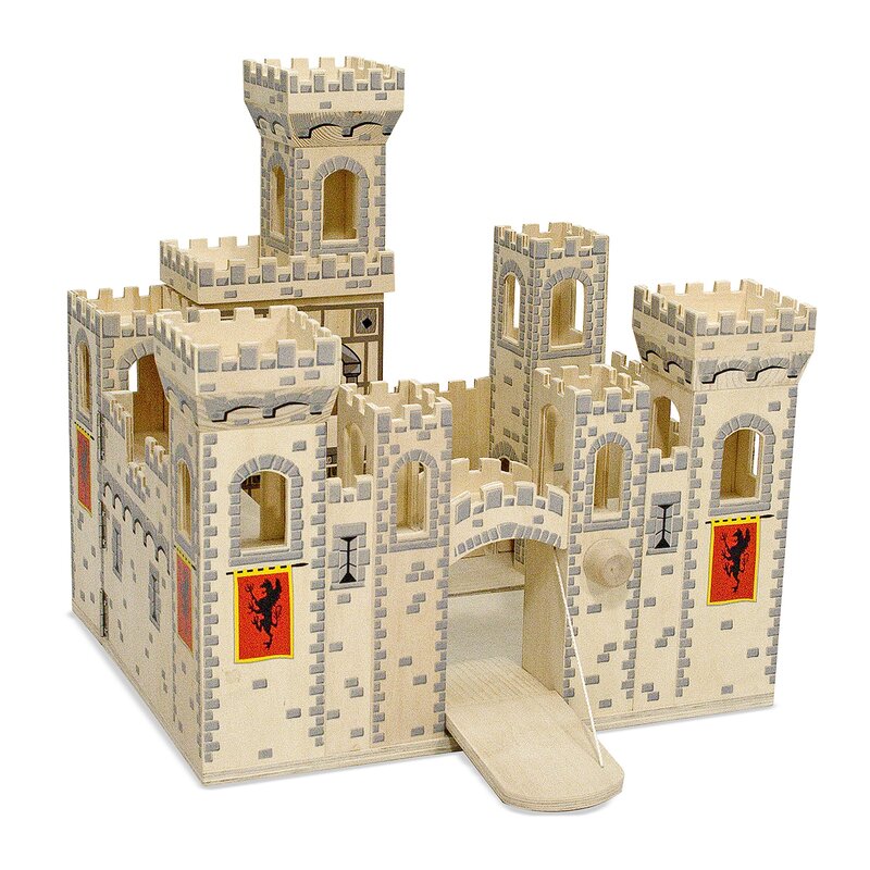 melissa and doug medieval castle indoor playhouse