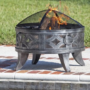 Firenzo Steel Wood Burning Fire Pit