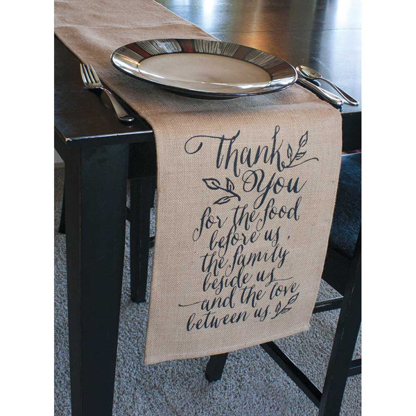 Thank You Table Runner by Jozie B