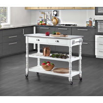 Stainless Steel White Kitchen Islands Carts You Ll Love In 2021 Wayfair