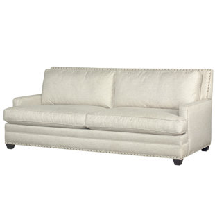 Nail Studded Couch Wayfair Veliz Sofa With Pewter Nails