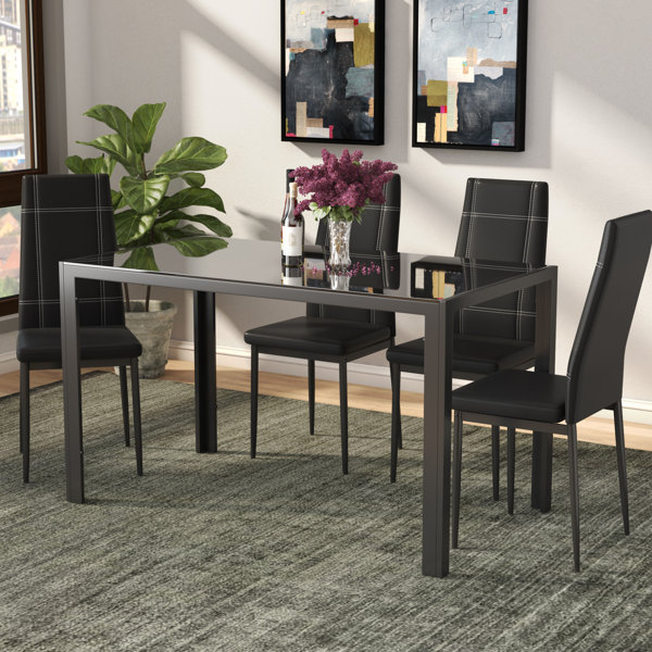 Maynard 5 Piece Dining Set By Ebern Designs #2