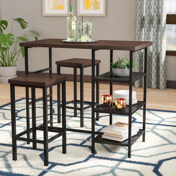 Du Bois 3 Piece Pub Table Set By Ivy Bronx 2019 Sale
