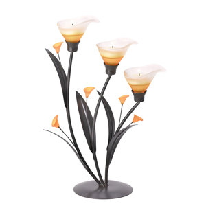 Sunset Lily Tealight Trio