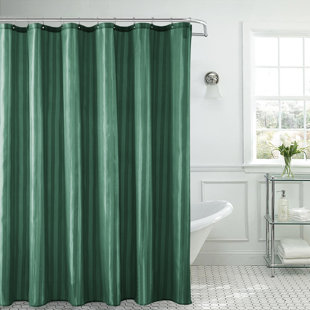 Green Cloth Shower Curtain Wayfair
