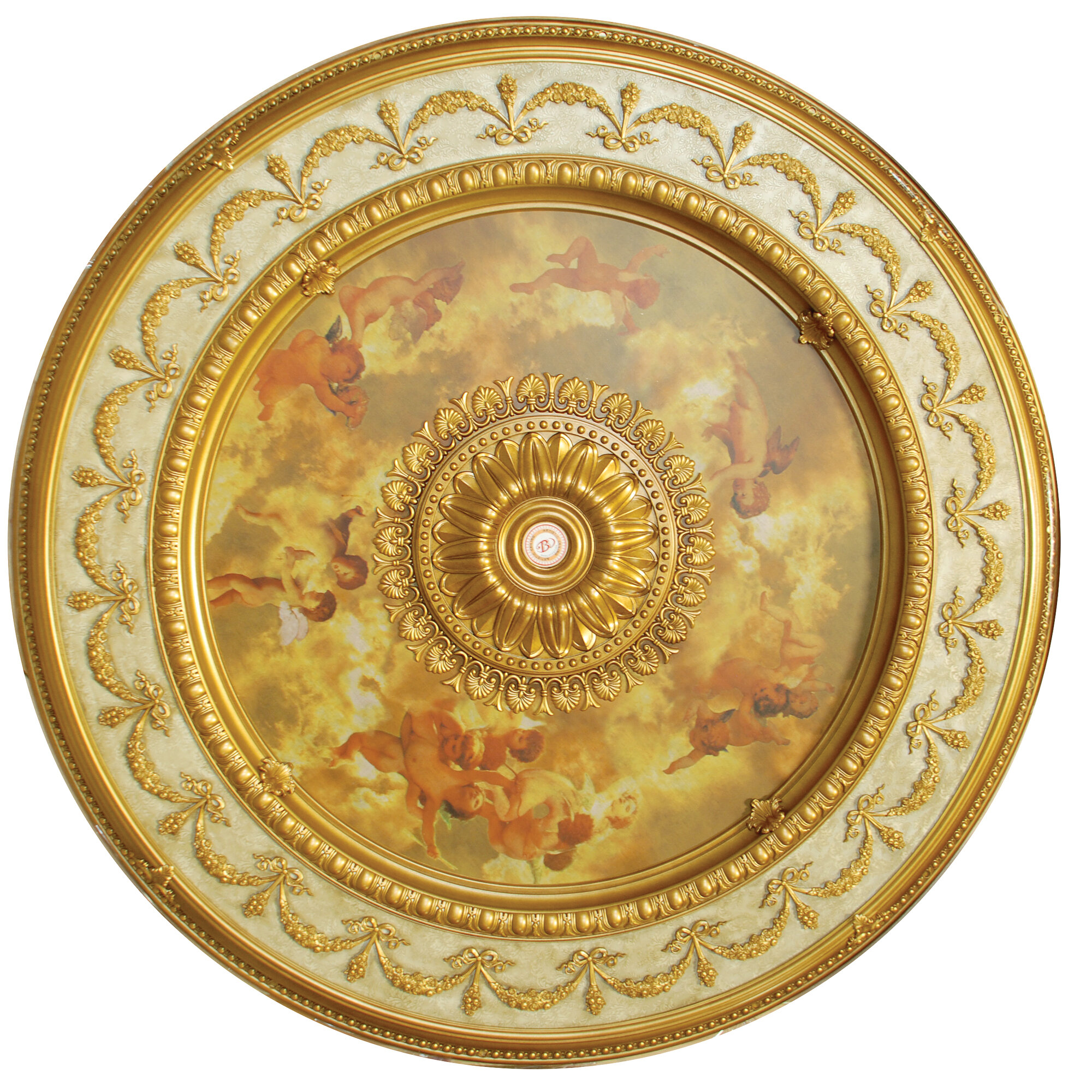 Art Frame Direct Sistine Round Chandelier Ceiling Medallion Wayfair