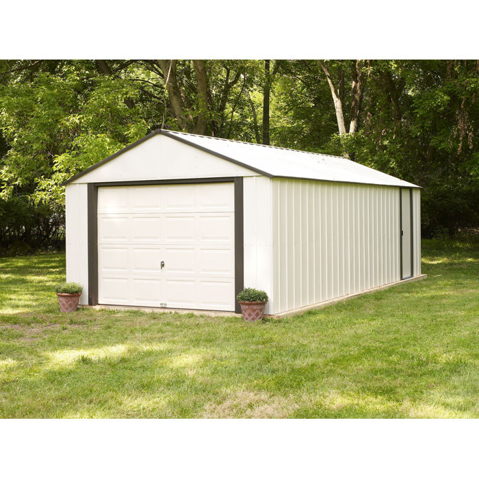 Murryhill 12 Ft W X 24 Ft D Metal Garage Shed
