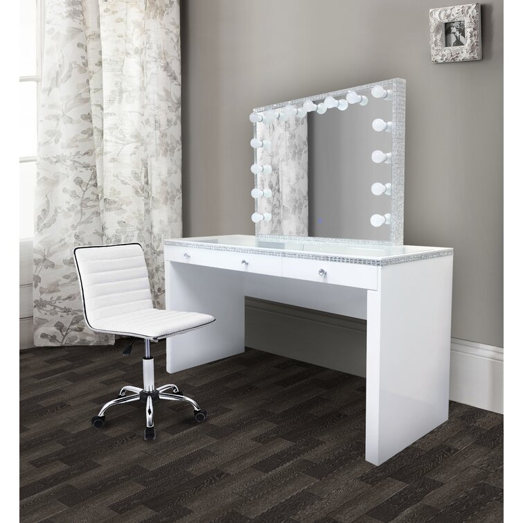 wayfair white dressing table