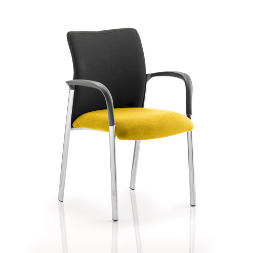 Guest Chair Symple Stuff Seat Colour: Black / Sunset, Arm: Without Arm