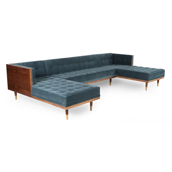 Ledger Box Sofa U-Shaped Modular Sectional By Modern Rustic Interiors Discount