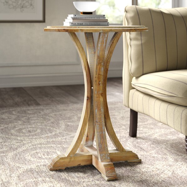 Prelude Pedestal End Table By Kelly Clarkson Home