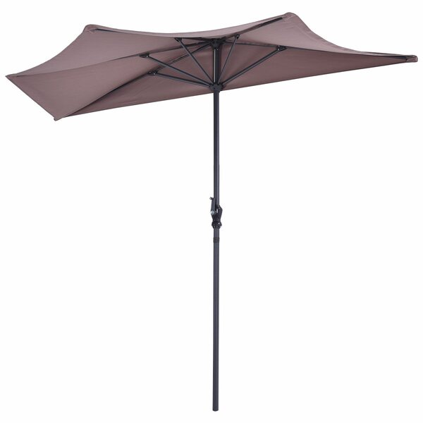 Half Patio Umbrella With Stand Wayfair Ca