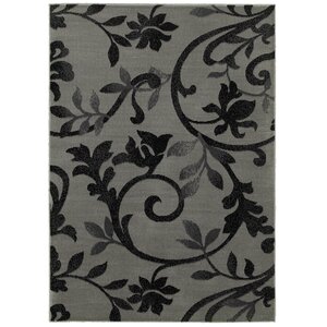 Myra Gray/Black Area Rug