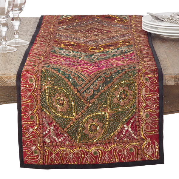 Handmade Sari Sitara Runner by Saro