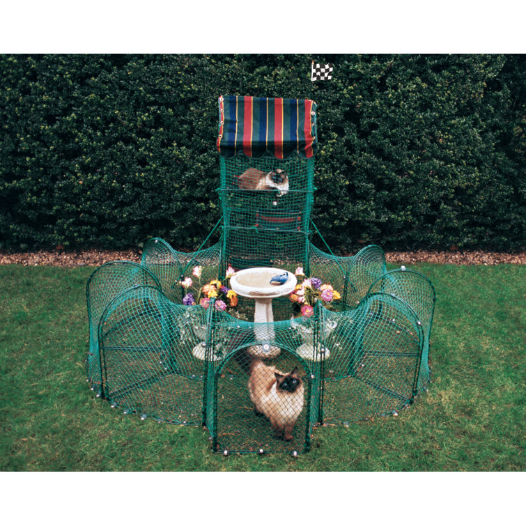 kittywalk outdoor net cat enclosure