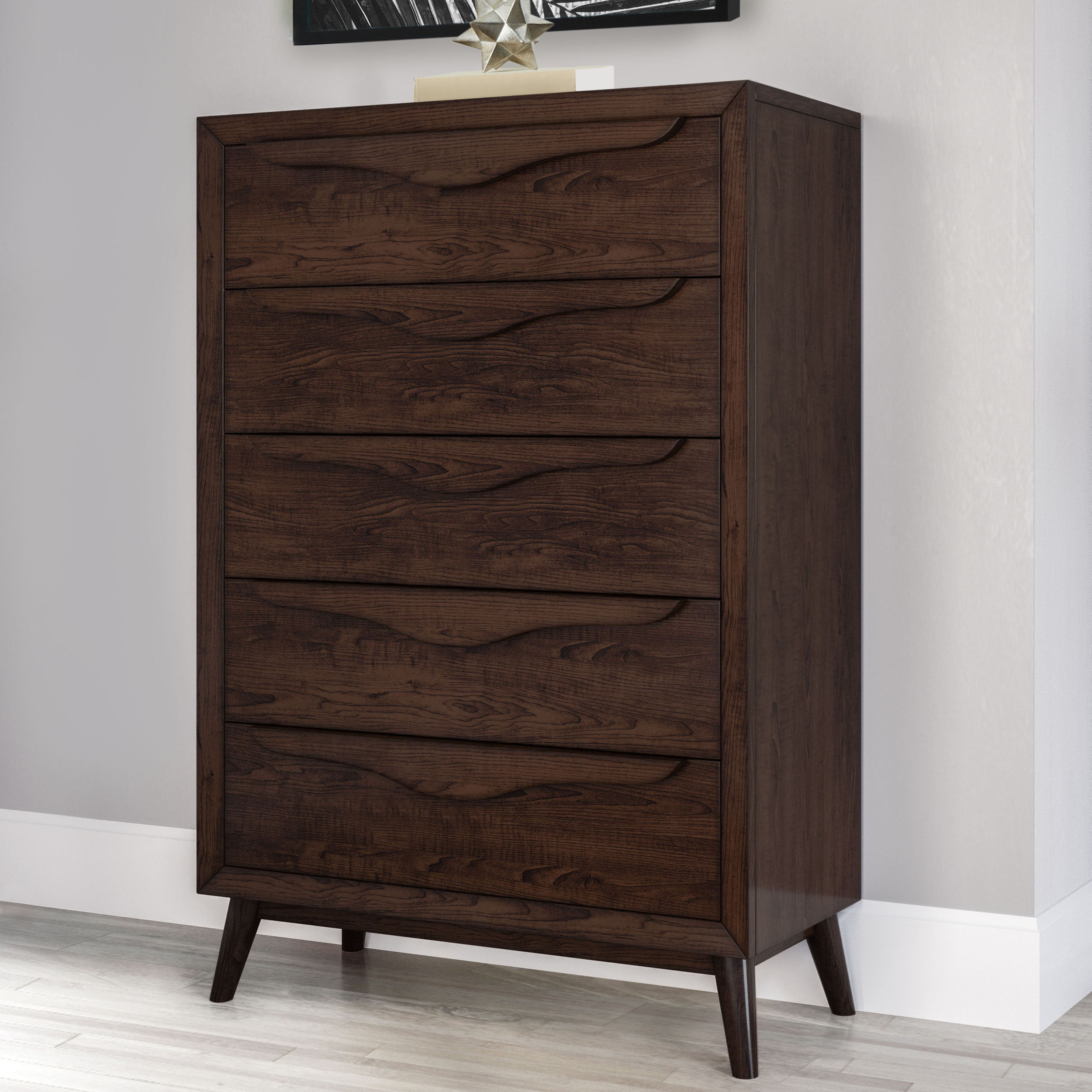 George Oliver Langlois 5 Drawer Chest Wayfair