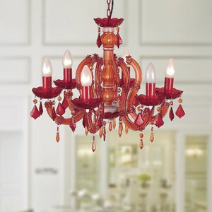 Bonaccord 6-Light Crystal Chandelier