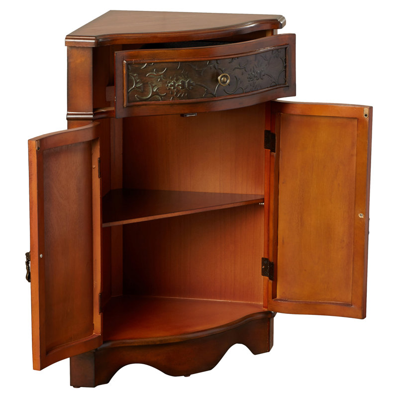 Astoria Grand Farnham Corner 2 Door Accent Cabinet ...