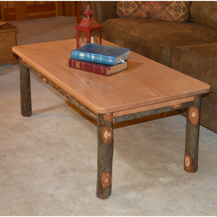 Yorba Hickory Solid Wood Coffee Table Yorba Hickory Solid Wood Coffee Table