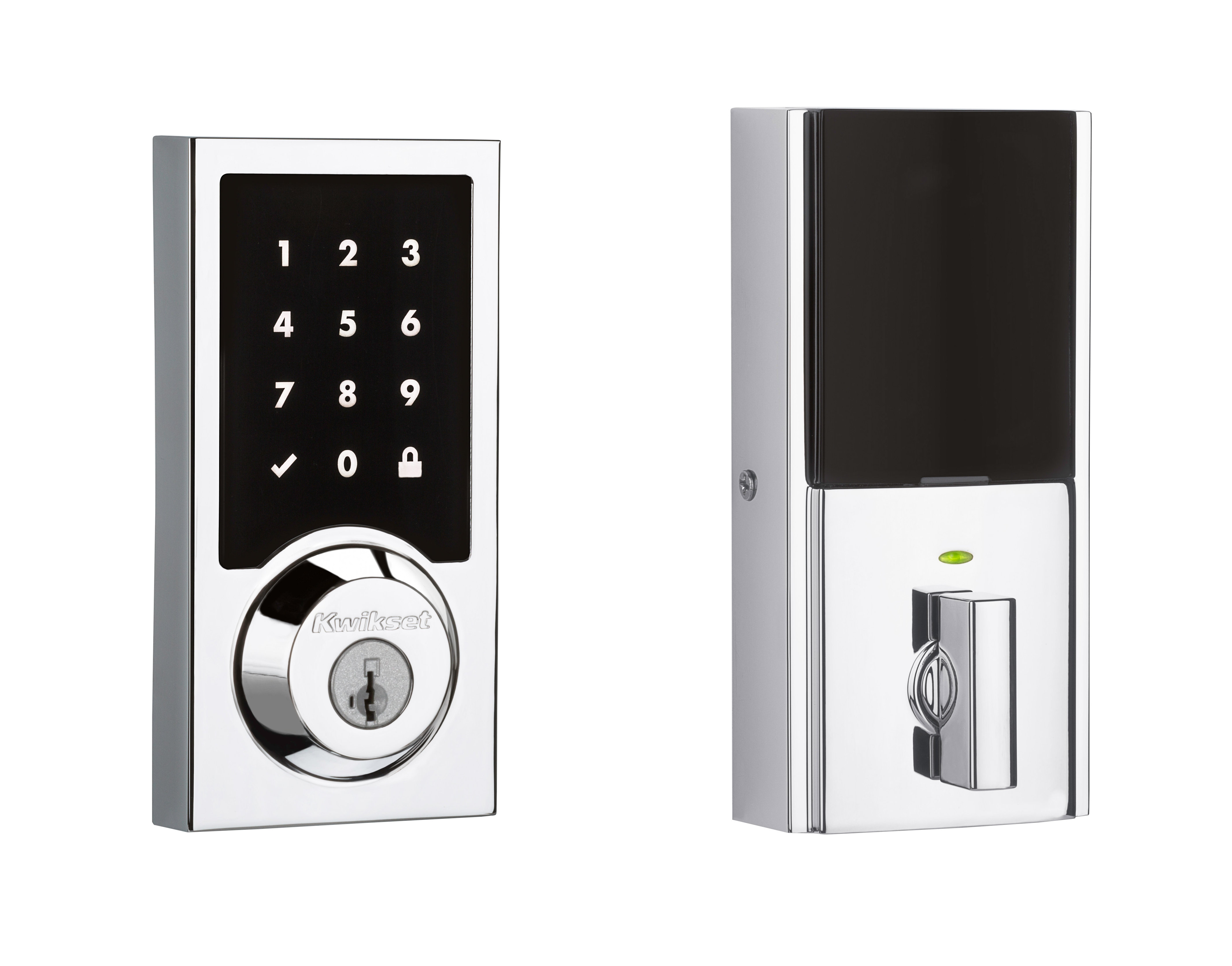 Kwikset 916 Touchscreen Contemporary Electronic Deadbolt Featuring