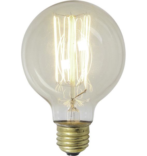 60W Antique Light Bulb by Volume Lighting