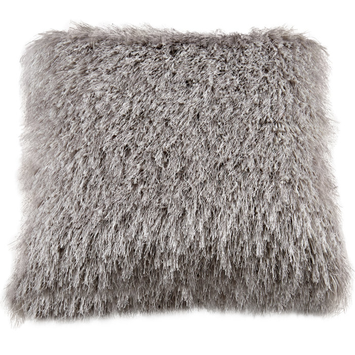 Nicole Miller Glam Shag Decorative Throw Pillow Wayfair