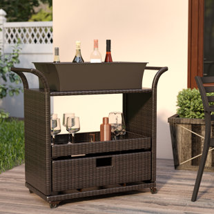 Patio Serving Carts You Ll Love Wayfair Eta Bar Serving Cart