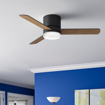 Flush Mount White Cream Ceiling Fans You Ll Love In 2021 Wayfair