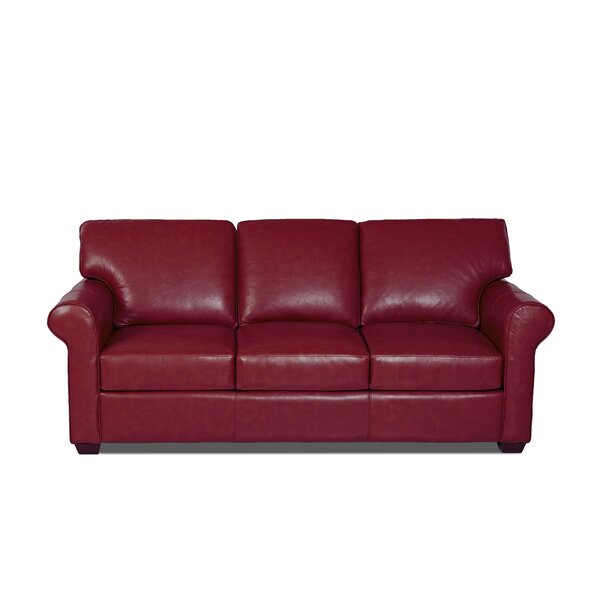 Rachel Leather Sofa By Klaussner Furniture