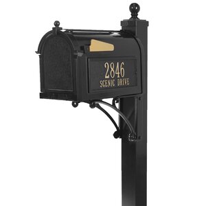 Post Mounted Mailbox