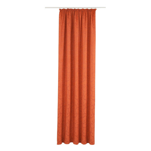 Siglerville Pencil Pleat Blackout Thermal Curtain Ophelia and Co. Colour: Terra, Panel Size: Width 132cm x Drop 145cm