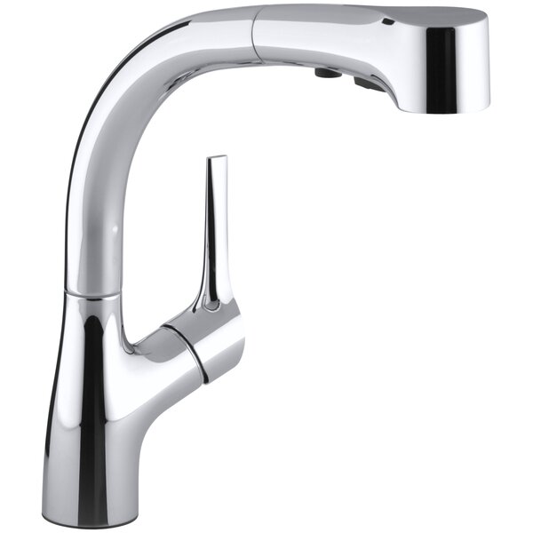 Elate Pull Out Single Handle Kitchen Faucet by Kohler