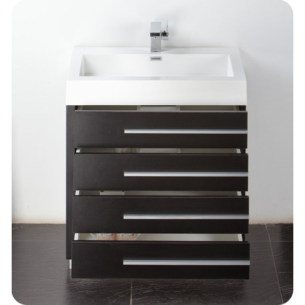 Senza 30 Single Livello Modern Bathroom Vanity Set by Fresca