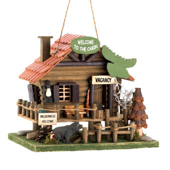 Home Bazaar Hatchling Series Primrose Cottage 9 75 In X 7 In X 7 In Birdhouse Wayfair