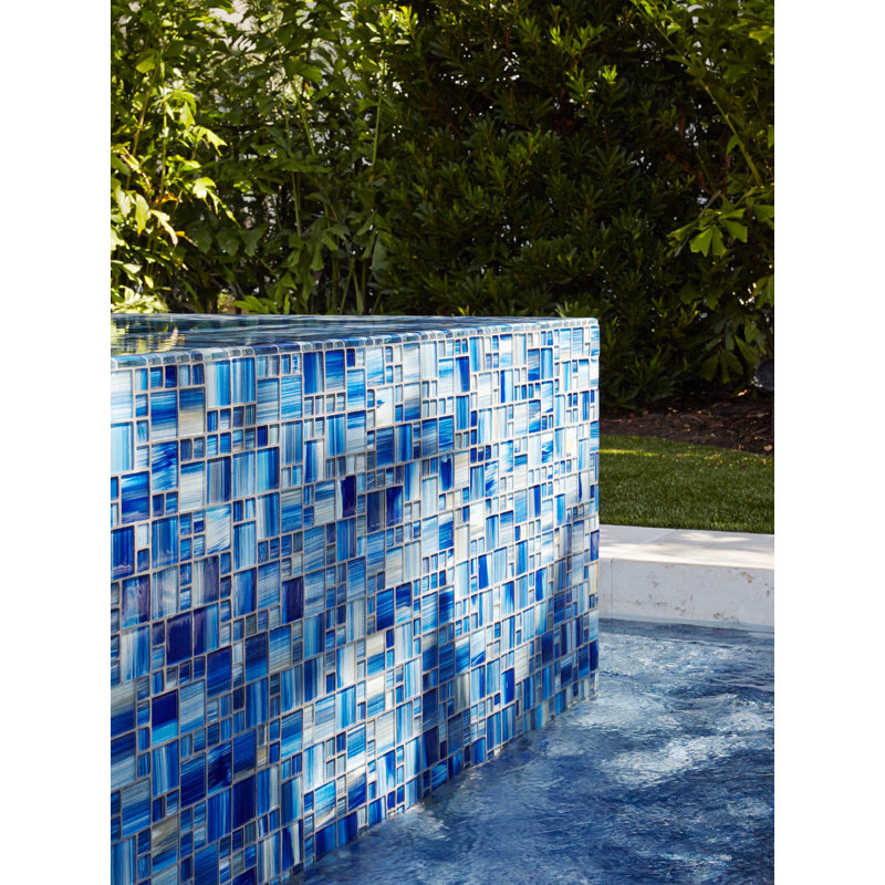 Mosaictileoutlet Modular Random Sized Gl Mosaic Tile In Glossy Modular Random Sized Gl Mosaic Tile