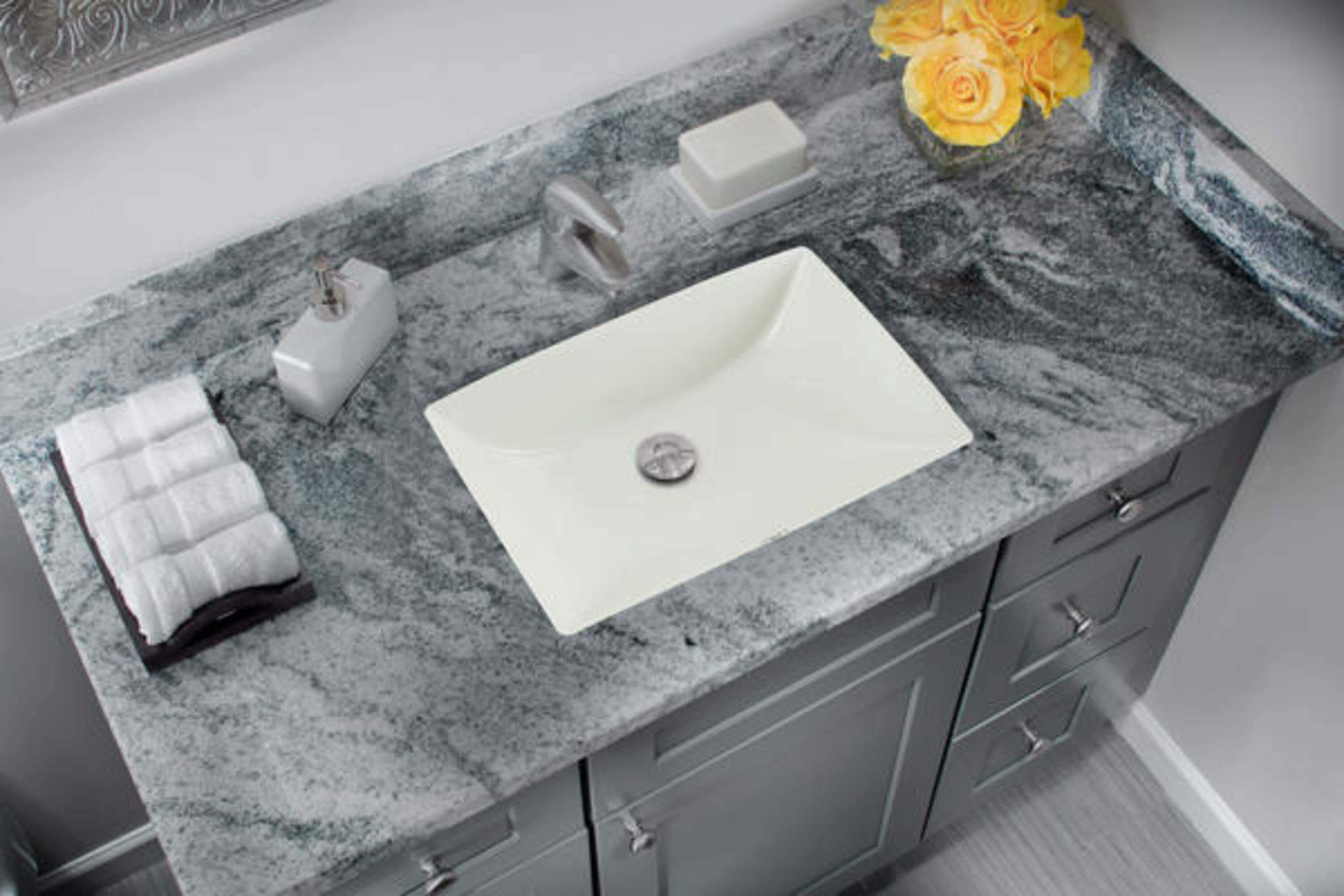 Cahaba Glazed Vitreous China Rectangular Undermount Bathroom Sink With Overflow Wayfair