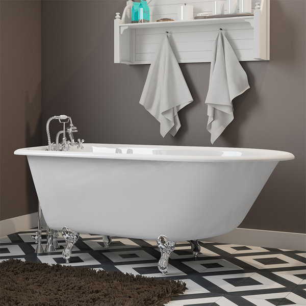 55 x 30 Clawfoot Bathtub by Cambridge Plumbing