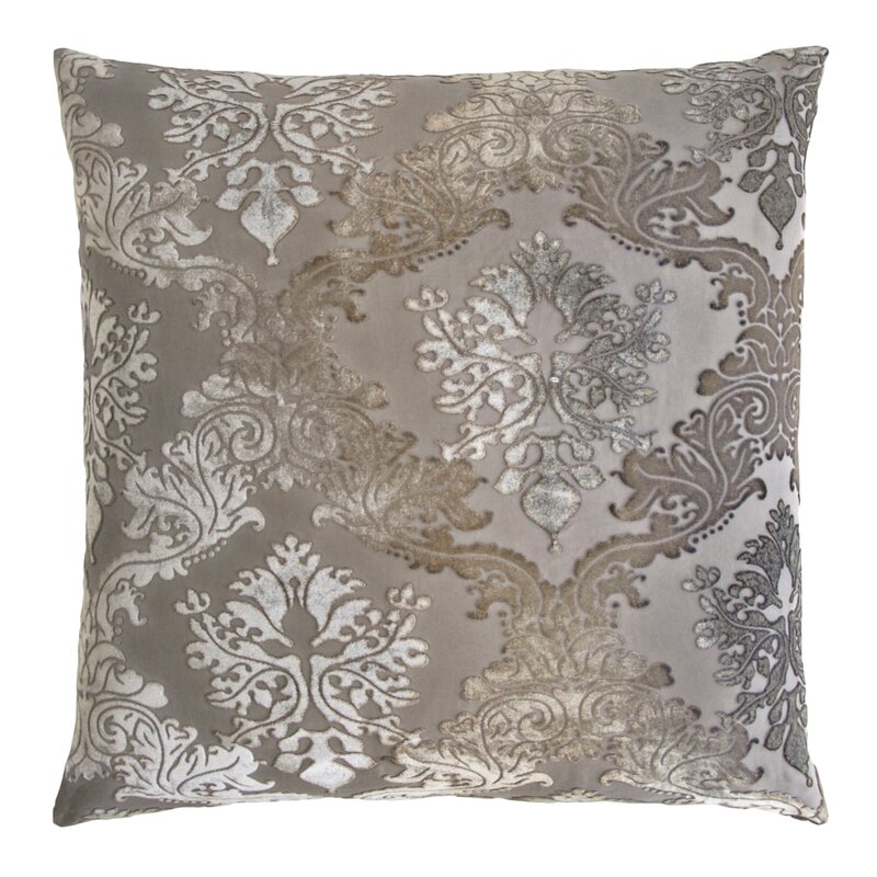 Kevin O'Brien Studio Brocade Velvet Throw Pillow | Wayfair