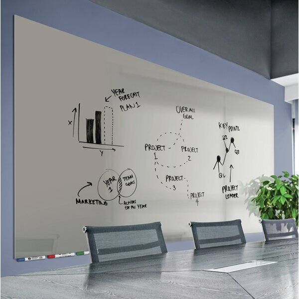 Ghent Aria Low Profile Glass Whiteboard by Ghent
