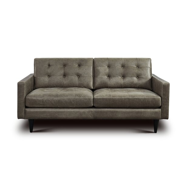 Whittemore Leather Loveseat By Foundry Select