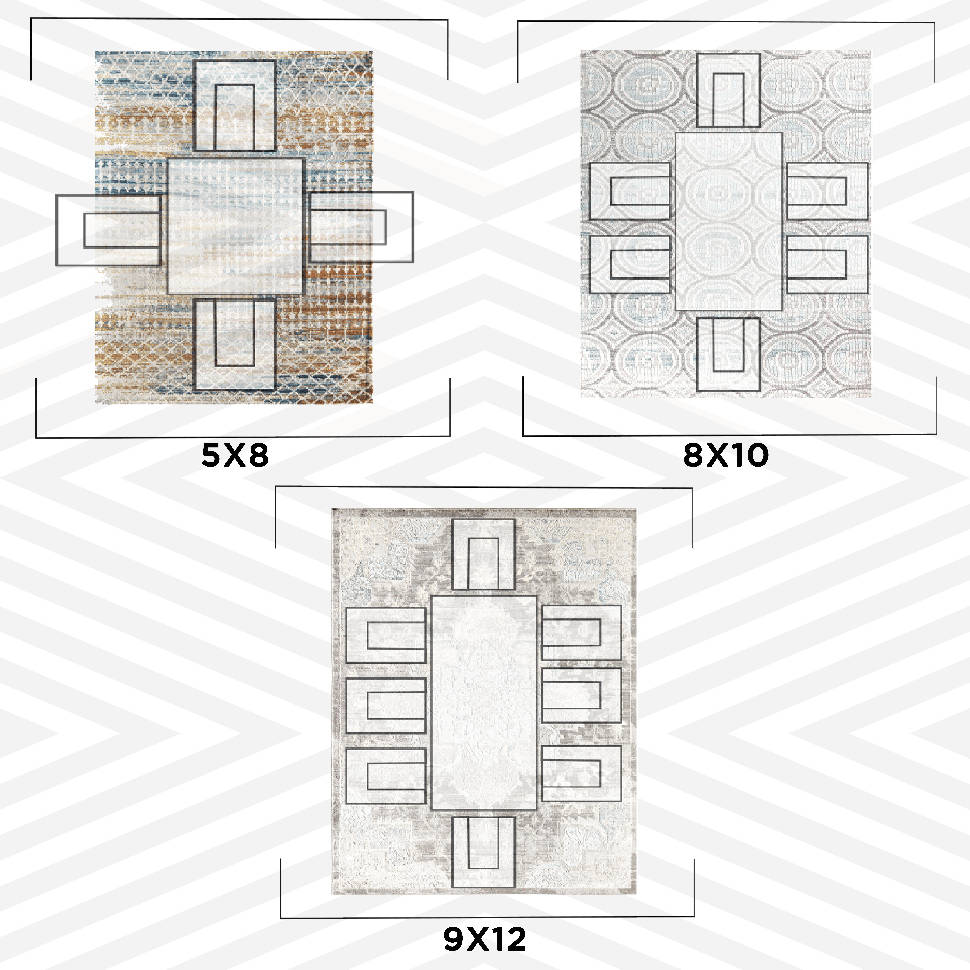 Rugs America Beverly Indigo Blue Area Rug Reviews Wayfair Choosing The Right Size Rug For Your Dining Room