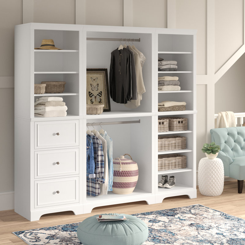 Birch Lane Heritage Barnard 86 W Freestanding Closet System Wayfair