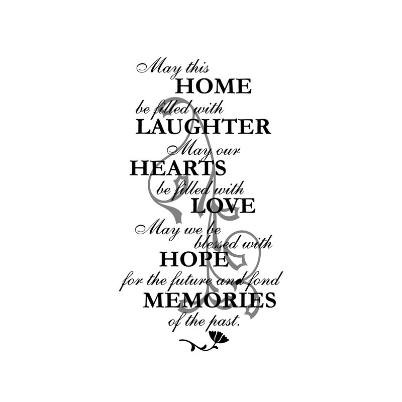 FiresideHome May This Home be Filled with Laughter, May Our Hearts be ...