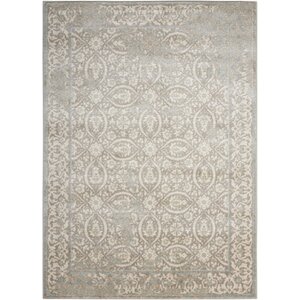 Angelique Gray and Ivory Area Rug