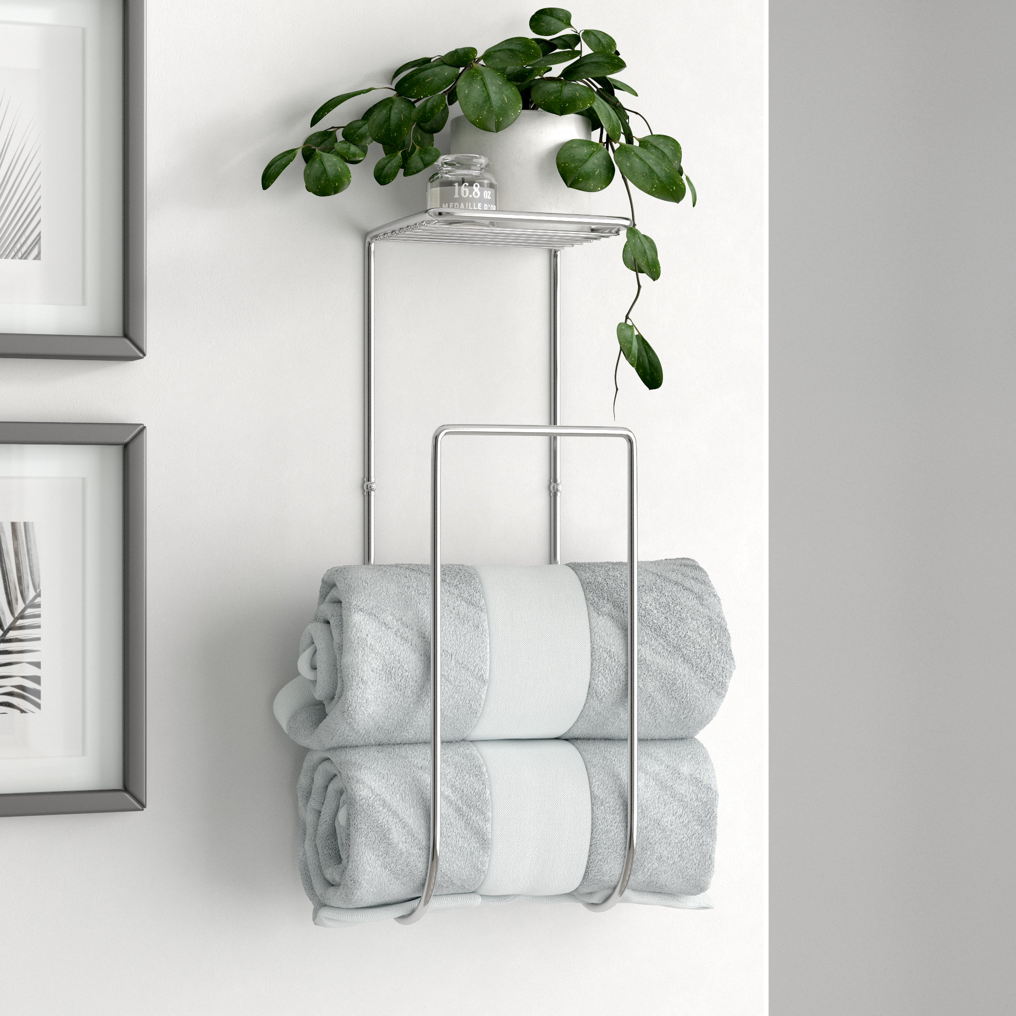 Demi Wall Mounted Towel Rack