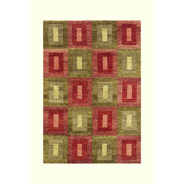Legacy Green/Rust Rug by Noble House