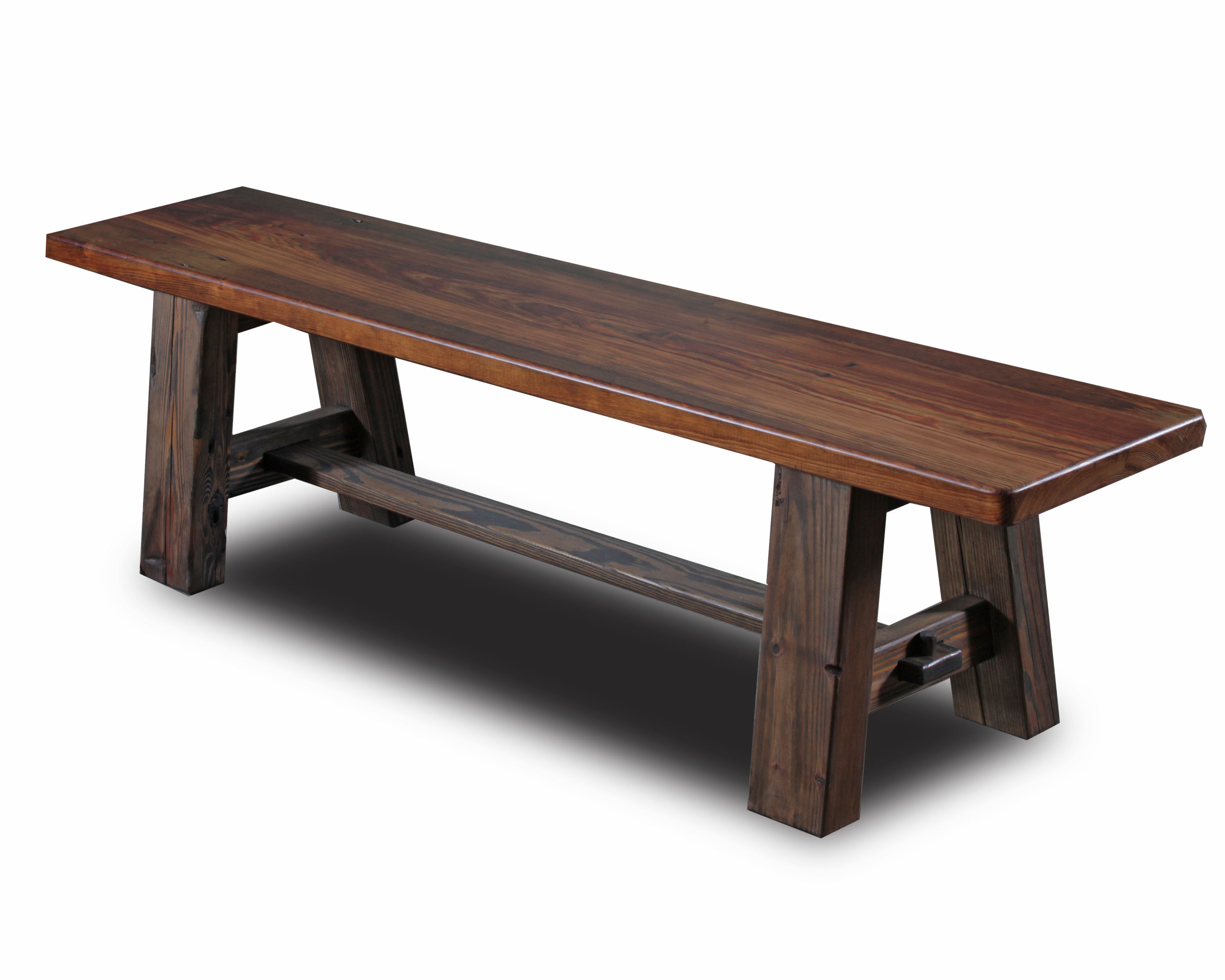 Vintage Flooring And Furniture Tusk Tenon Wood Bench Wayfair